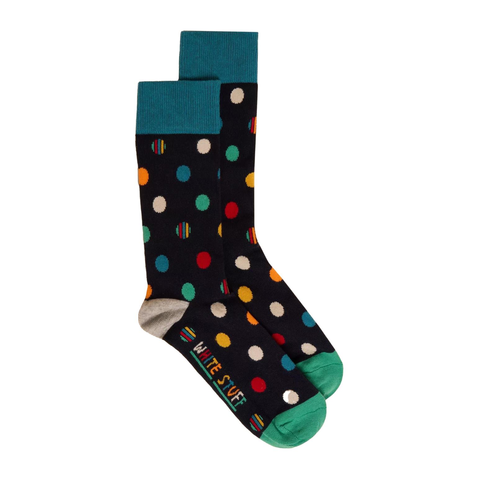 White Stuff Polka Dot Ankle Sock